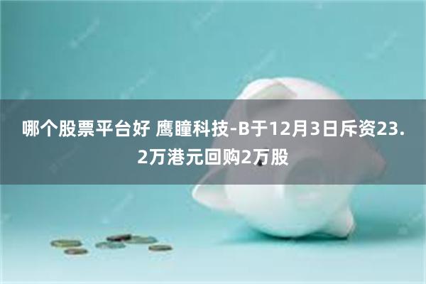 哪个股票平台好 鹰瞳科技-B于12月3日斥资23.2万港元回购2万股